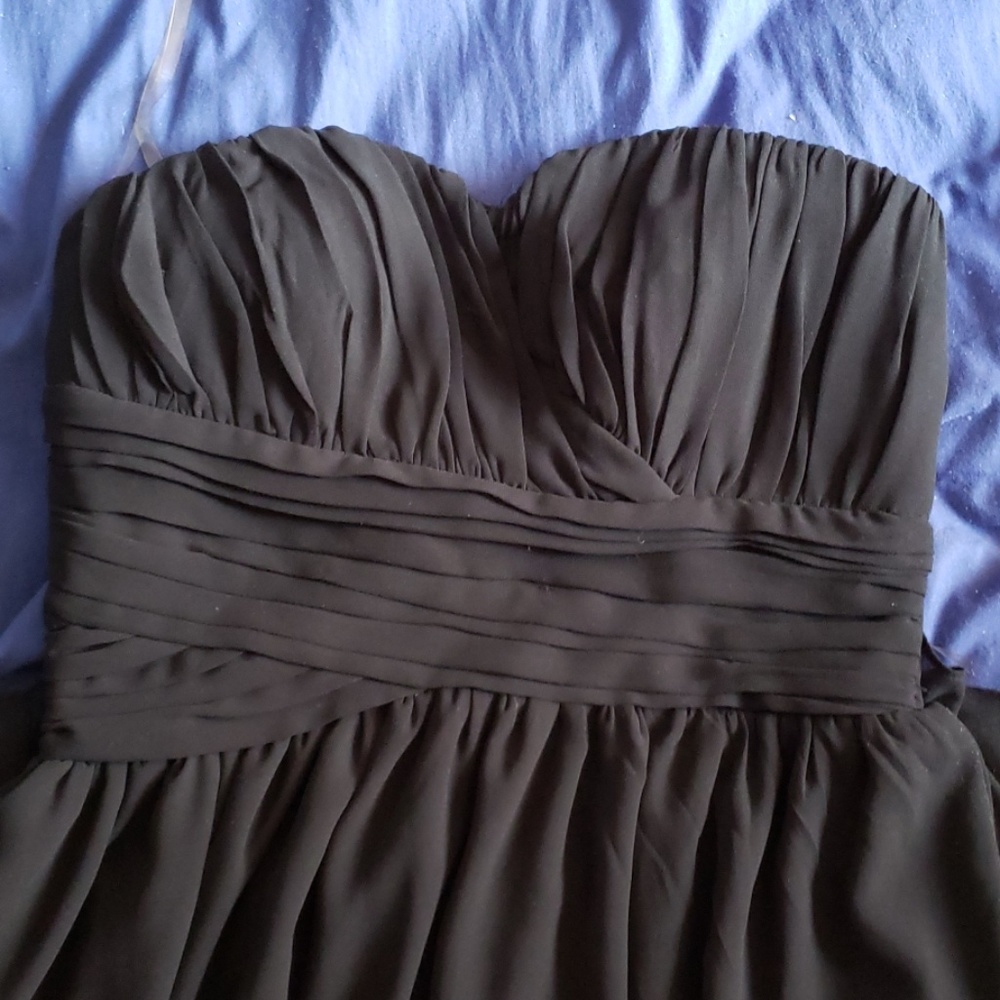 Black Strapless Dress
